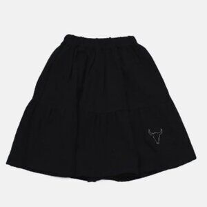 NWOT Booso Black Tiered Skirt